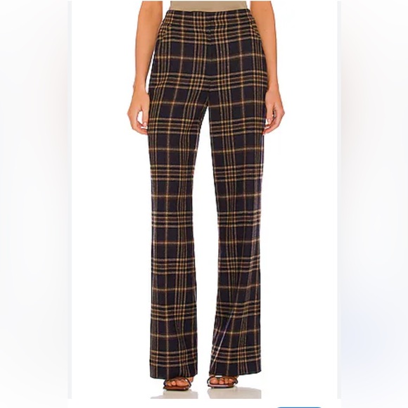Veronica Beard wool blend Tuli check trousers Pants NWT - Picture 3 of 12